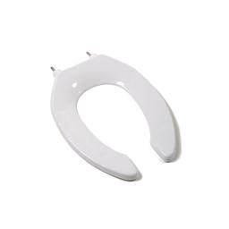 Toilet Seat, Elongated Bowl, Open Front, Less Cover, Plastic, White - fpfrdo50d6e6xseghuxj@2x.jpg