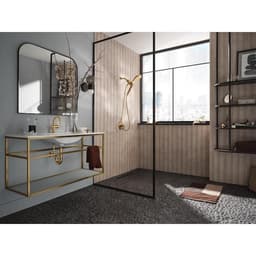 MOEN Verso 8-Spray 7 in .Dual Wall Mount Fixed and Handheld Shower Head 1.75 GPM with Infiniti Dial in Brushed Gold 220C3EPBG - fptpyjqvuyuuntmb103c@2x.jpg