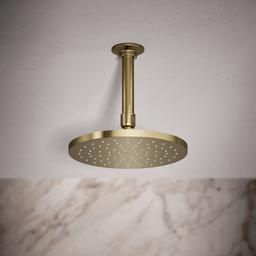 Contemporary Round 8" Single Function 2.5 GPM Rainhead with MasterClean Sprayface and Katalyst Air-Induction Technology - frqb9hnfv46nodjl0wty@2x.jpg