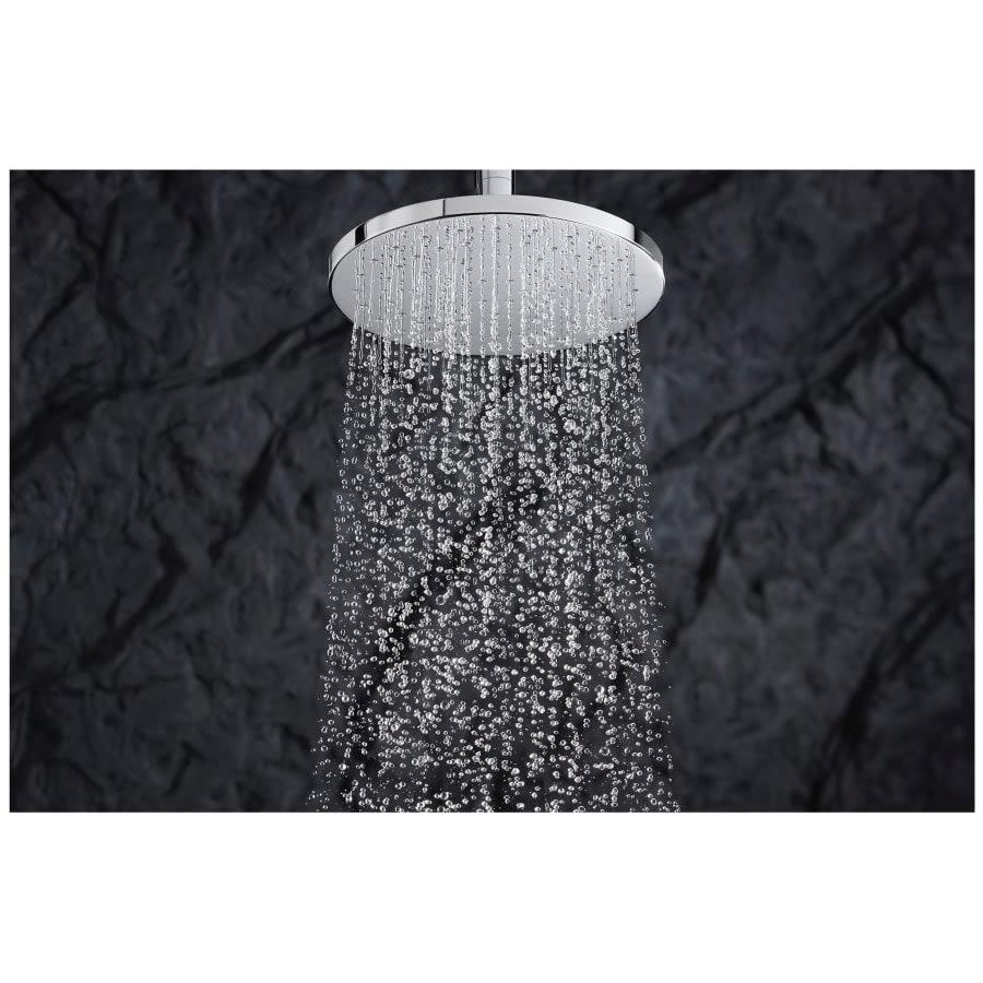 Contemporary Square 8" Single Function 2.5 GPM Rainhead with MasterClean Sprayface and Katalyst Air-Induction Technology - fsjujsxawx15plu9puyz@2x.jpg