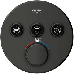 Grohtherm Triple Function Thermostatic Valve Trim Only with Triple Knob Handles and Volume Control - Less Rough In - fstlegzaq4udwlxqdxmm_x500.jpg