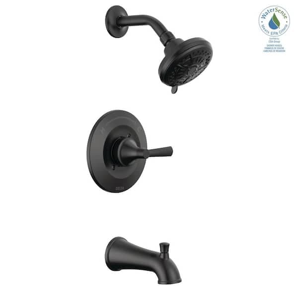 Delta Casara Single-Handle 6-Spray Tub and Shower Faucet in Matte Black (Valve Included) 144862-BL - fts9sqjqcte6qtb4tvrr@2x.jpg
