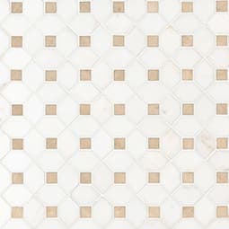 BIANCO DOLOMITE CREMA DOTTY MOSAIC
