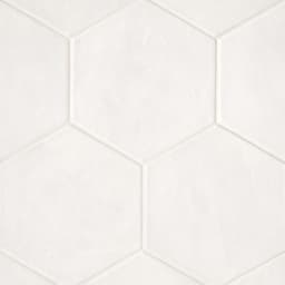 Allora 8.5" x 10" Hexagon Matte Porcelain Tile in Solid White - fvdaasq2xwebeklbxy8c@2x.jpg