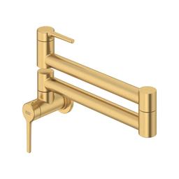 Studio S 4 GPM Wall Mounted Double-Jointed Pot Filler with 22" Spout Reach - fwfgibahuopqvdxmlwz9@2x.jpg