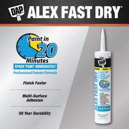DAP Alex Fast Dry 10.1 oz. White Acrylic Latex Plus Silicone Caulk - fxkxlsif6geh6ybs136g@2x.jpg