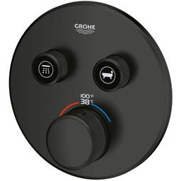 Grohtherm Dual Function Thermostatic Valve Trim Only with Triple Knob Handles and Volume Control - Less Rough In - fxqvj8oqbwmyfudyzxqi@2x.jpg