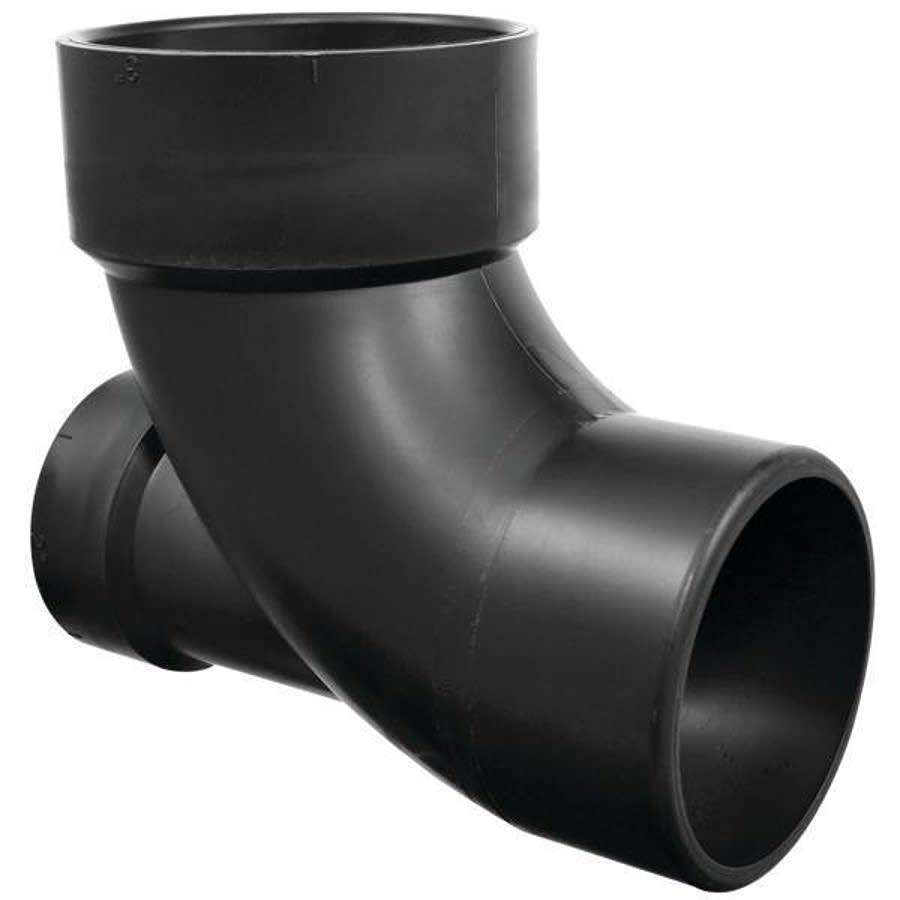 DWV Street Lowheel 90 deg Elbow, 3 x 3 x 2 in, Spigot x Hub, ABS - fxyonqndedx2y7s1elwv_800x500@2x.jpg