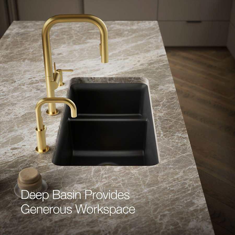 Cairn Slim Divide 33-1/2" Undermount Double Bowl Neoroc Granite Composite Kitchen Sink with Large Bowl Sink Rack - fyd4rfbgyg13ogfgwq2d@2x.jpg