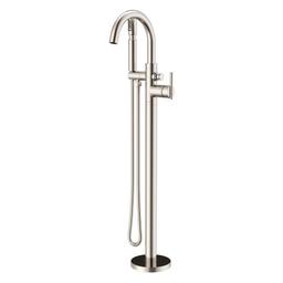 Contemporary Tub Faucet Trim With Handshower, ADA, Floor Mount, Brushed Nickel - g3wiz9ohbpe6segt2sls@2x.jpg