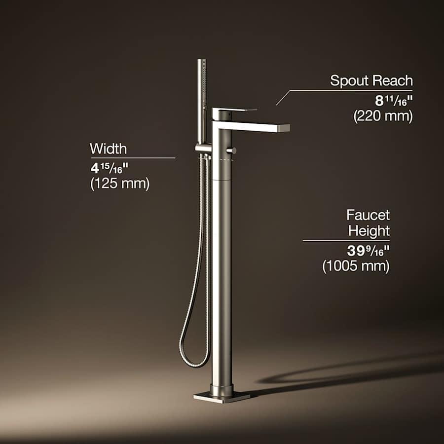 Parallel Floor Mounted Tub Filler - Includes Hand Shower - g4wcte74al8rquhulkrh@2x.jpg