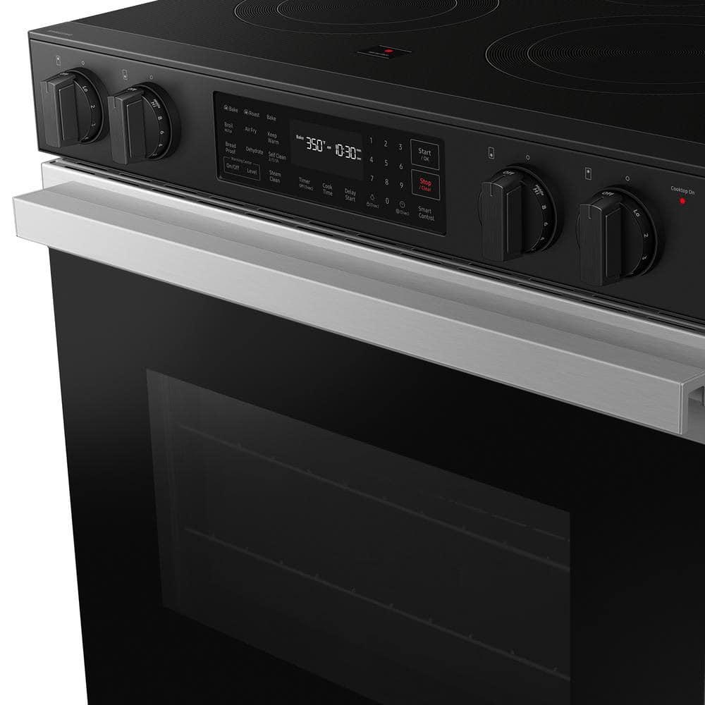 Bespoke 30 in. 6.3 cu.ft. 5 Burner Element Smart Slide-In Electric Range w/ AirFry & Safety Knobs in Stainless Steel - g5trblzcmou1gocvkkbk@2x.jpg