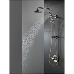 Emerge 18" Round Shower Column with Hose and Integrated Diverter - Less Shower Head and Hand Shower - g8p85obs0vrfgflogwgf_x500.jpg