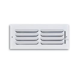 1-Way Curved Blade Supply Register, 12 x 4 in, Horizontal Blades, 7/8 in Spacing, Multi Shutter Damper, Steel, White - gbeadcjqdtkwzwhgb57u@2x.jpg