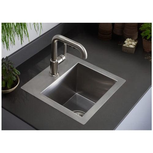 Vault 15" Drop In or Undermount Single Basin Stainless Steel Bar Sink with Single Faucet Hole - gbpovubxnmbj5k1oeufn_x500.jpg