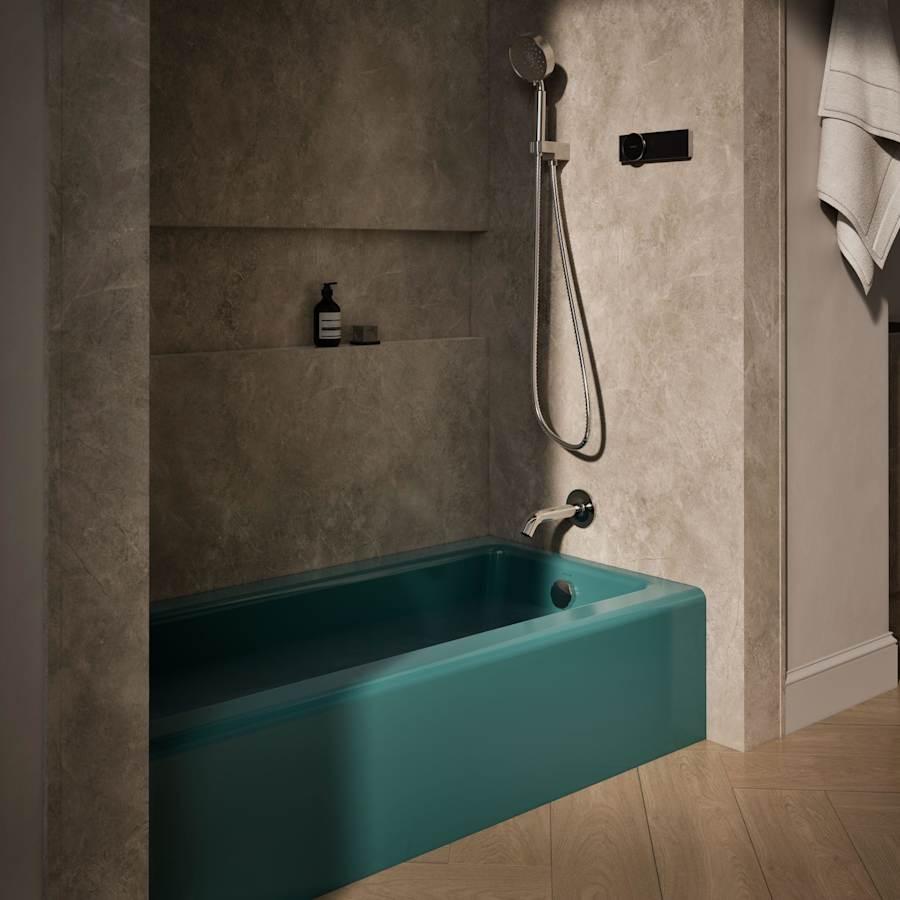 Bellwether Bath Tub 60" L x 30 1/4" W Cast Iron Soaking for Three Wall Alcove Installations with Integral Apron and Right Drain - gbs9ojq5iceclyjjsxic@2x.jpg