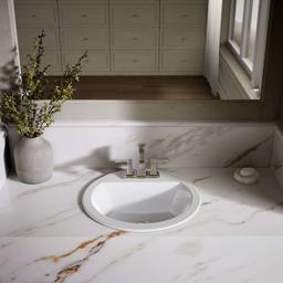 Bryant 18-7/8" Circular Vitreous China Drop In Bathroom Sink with Overflow and 3 Faucet Holes at 4" Centers - gcio018hragbgbir5mwe@2x.jpg