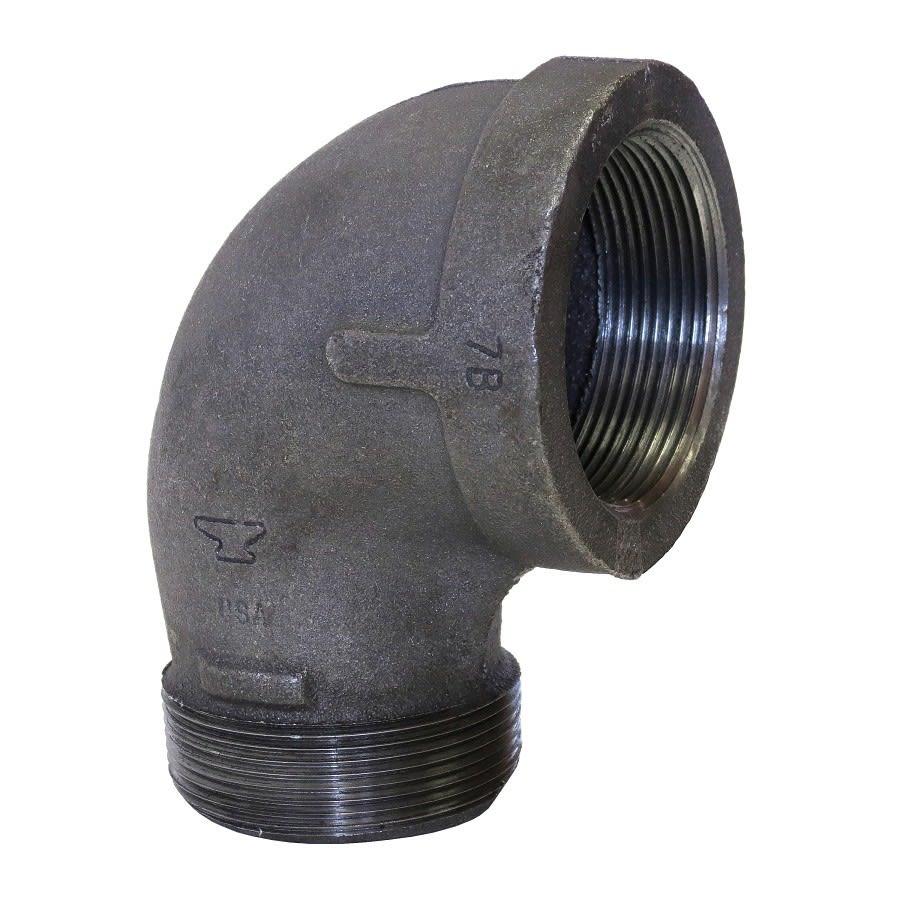 90 deg Street Elbow, 1-1/2 in, MNPT x FNPT, 150 lb, Malleable Iron, Galvanized - gcwghpiscph4x3tkvwz9@2x.jpg