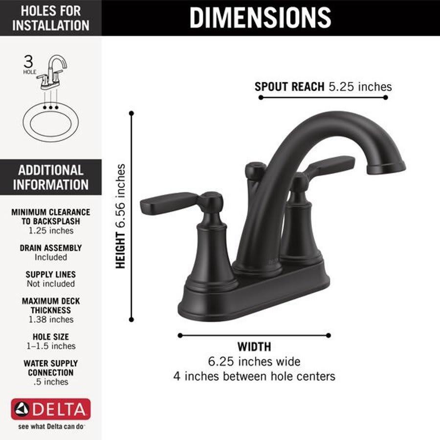 Woodhurst® Centerset Lavatory Faucet, ADA, 2 Handle, 3-Hole, 1.2 gpm, Matte Black - gcyiinpwq9z0zmvvmwdl@2x.jpg