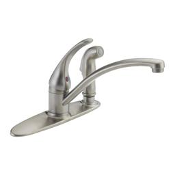 Foundations® Kitchen Faucet, Deck Mount, ADA, 1 Lever Handle, 3-Hole, Stainless - gdb5t0pvpxxqxdtpvg6z@2x.jpg
