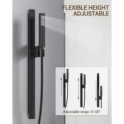 YAWWALK Thermostatic 15-Spray Ceiling Mount 23 x 15 in. Rectangle LED Mood Lighting Shower System with Valve in Matte Black CR1-S025-BI-1 - geiklsojmapjgomphq2j@2x.jpg