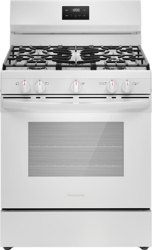 Frigidaire 30 in. 5.0 cu. ft. 5-Burner Gas Range with Manual Clean in White - gflrf4ao3nu6yn5mywrg@2x.jpg
