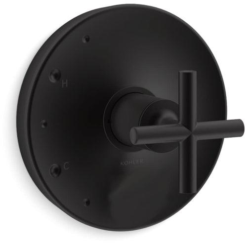 Purist Pressure Balanced Valve Trim Only with Single Cross Handle - Less Rough In - gg0sbwkk7fuhbxzyoqsg_x500.jpg