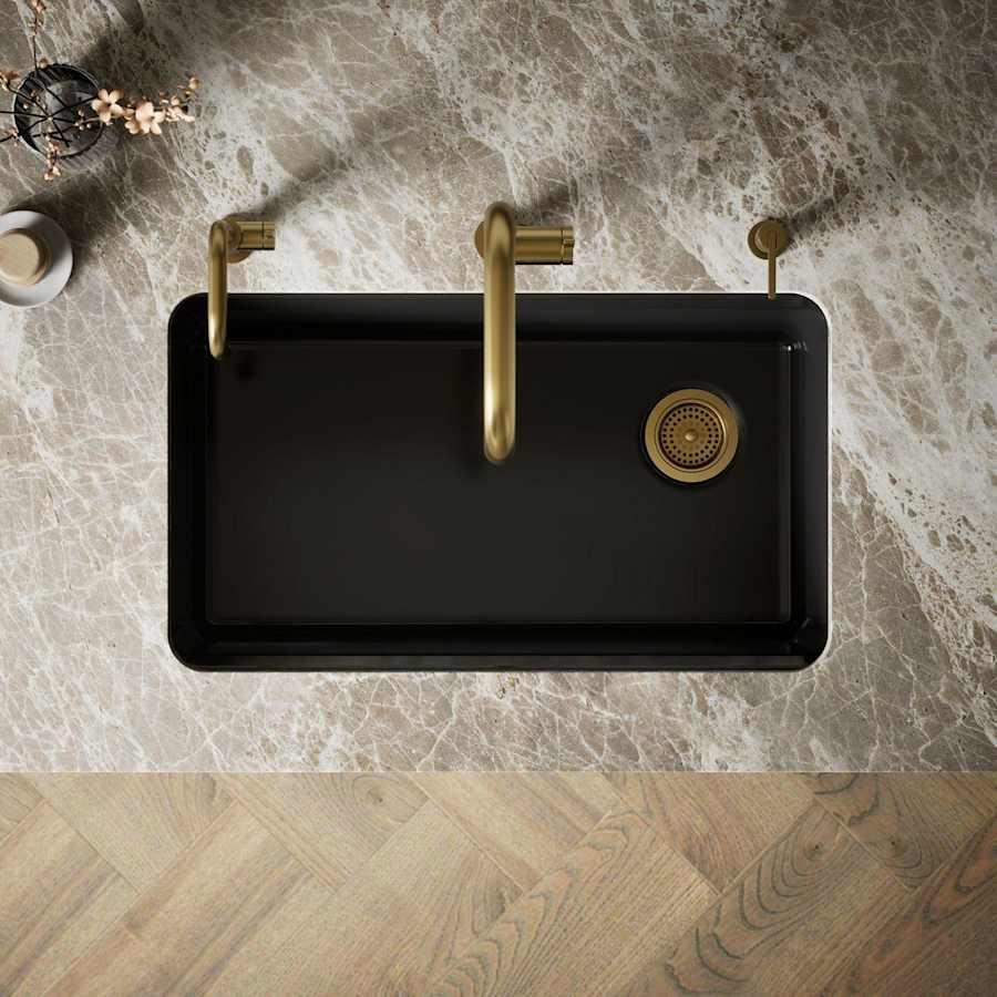 Riverby 33" Undermount Single Basin Enameled Cast Iron Workstation Kitchen Sink with Utility Rack, Sink Rack and Colander, and Intregral Cutting Board - ggdw6rvtbqblyyqa0i3i@2x.jpg