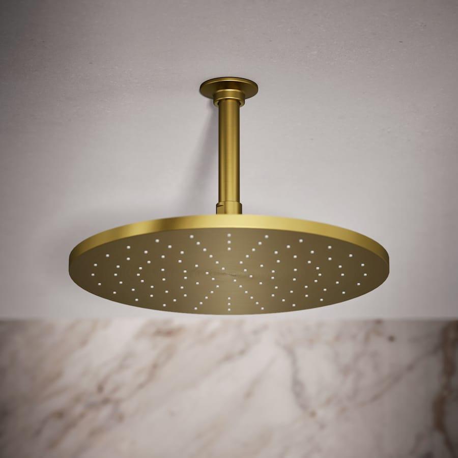 Contemporary Round 12" Single Function 2.5 GPM Rainhead with MasterClean Sprayface and Katalyst Air-Induction Technology - ghmpt9zjrvjzyefhqi0g@2x.jpg