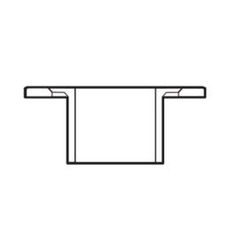 DWV Plastic Ring Closet Flange, 4 in, Hub, ABS - giwcbozjlm4afvsqle44@2x.jpg