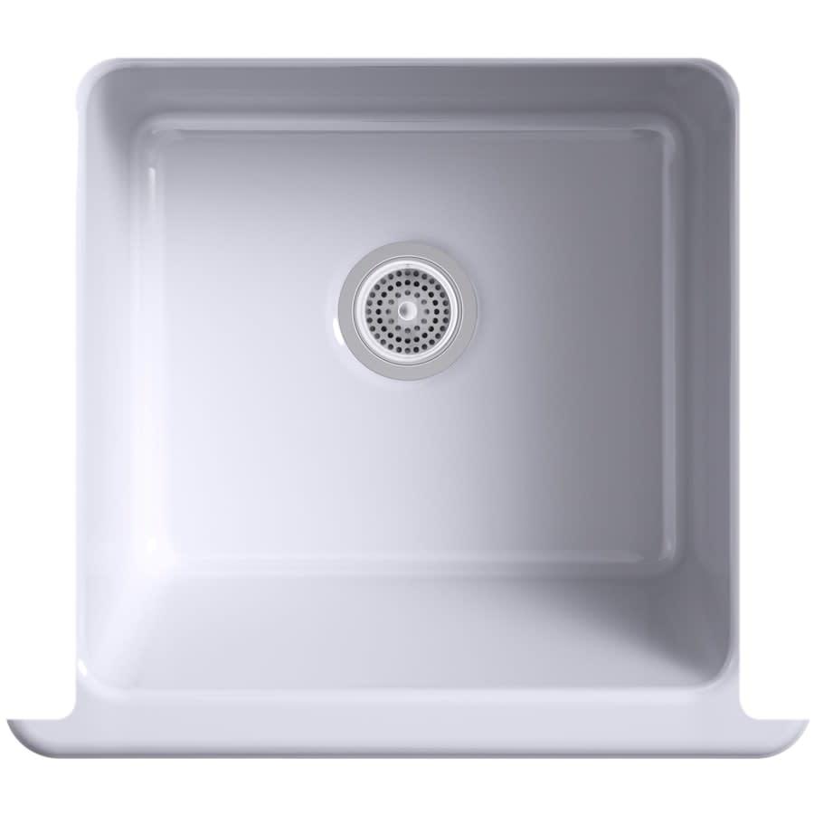 Whitehaven 23-1/2" Self-Trimming Farmhouse Single Basin Enameled Cast Iron Kitchen Sink - gjxx1ofka4vu207rwple@2x.jpg