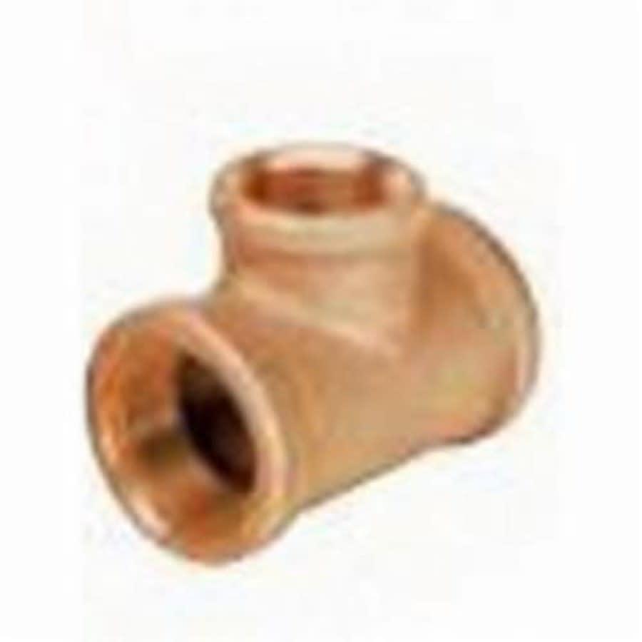 Tee, 3/4 x 1/2 x 1/2 in, FNPT, Lead Free Brass, Rough Brass - gkuoo47dxwuvjt3vnxxt@2x.jpg