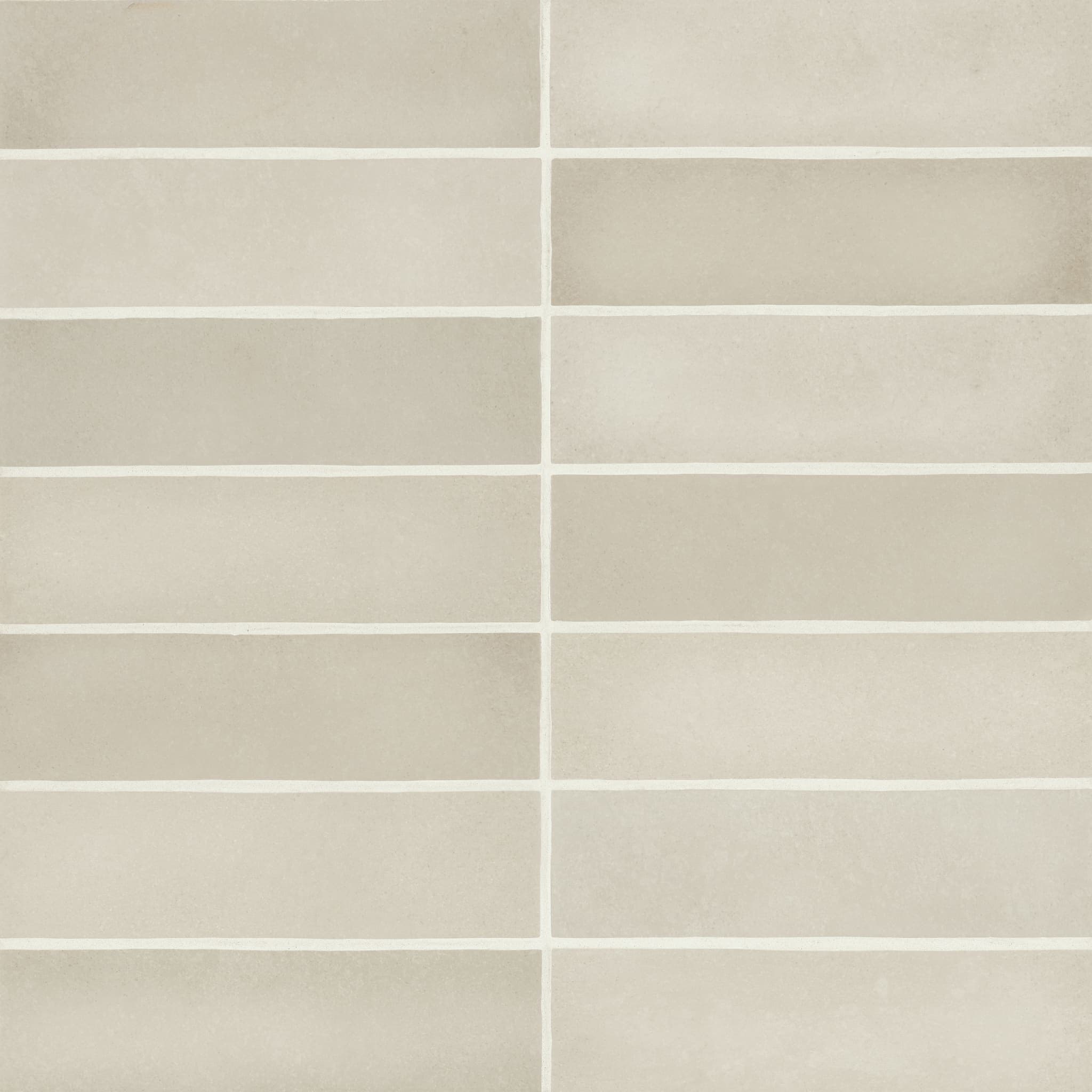 Makoto 2.5" x 10" Matte Ceramic Wall Tile in Kumo Grey