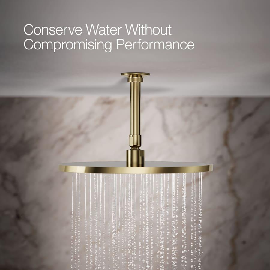 Contemporary Round 12" Single Function 2.5 GPM Rainhead with MasterClean Sprayface and Katalyst Air-Induction Technology - glte1p99nldl2nawdzsd@2x.jpg