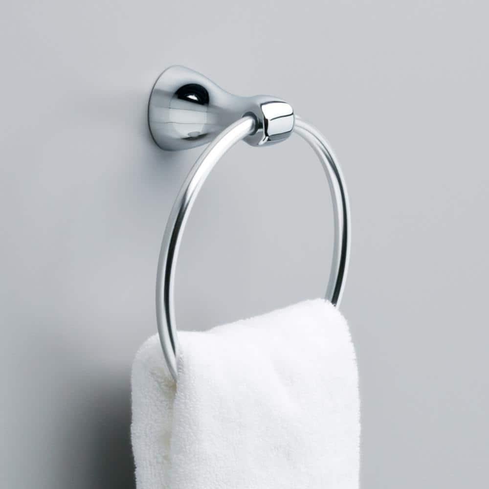 Foundations 3-Piece Bath Hardware Set with 18 in. Towel Bar, Toilet Paper Holder, Towel Ring in Polished Chrome - gmdcpbrzeu7fi4xklmlb@2x.jpg