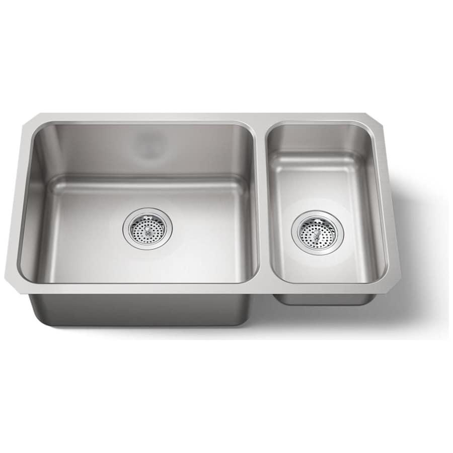 Undertone 32" Double Basin Under-Mount 18-Gauge Stainless Steel Kitchen Sink with SilentShield - gmmo1wty1gjw6vfaecg7@2x.jpg