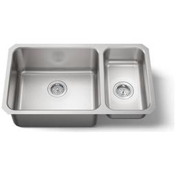 Undertone 32" Double Basin Under-Mount 18-Gauge Stainless Steel Kitchen Sink with SilentShield - gmmo1wty1gjw6vfaecg7@2x.jpg