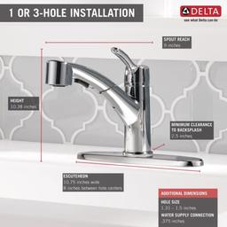 Collins Pull-Out Spray Kitchen Faucet with Optional Escutcheon Plate - Includes Lifetime Warranty - gmoccz6mxknfiwruoyjb@2x.jpg