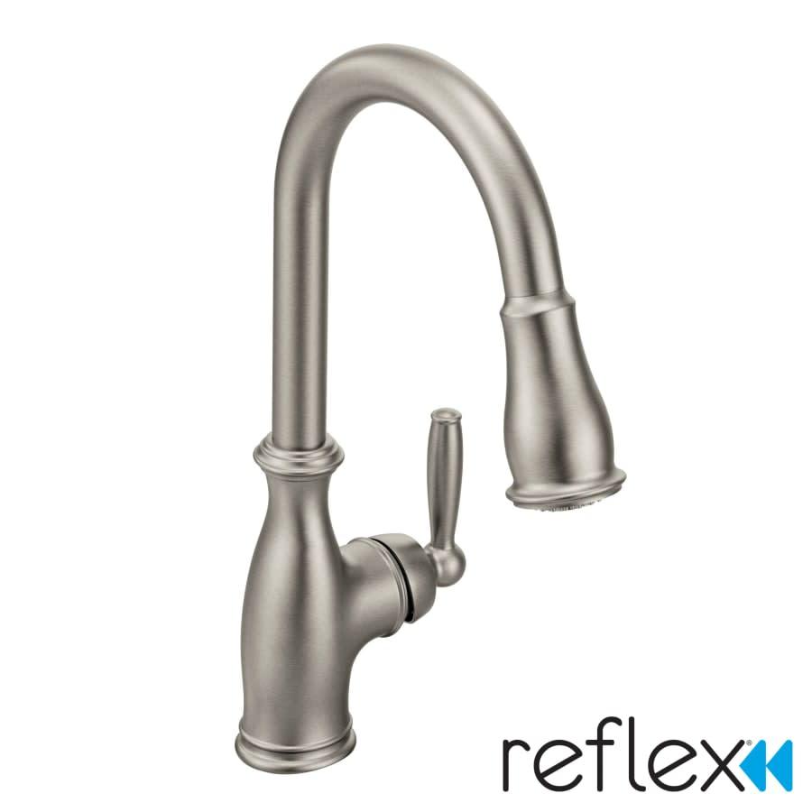 Brantford Single Handle Pulldown Spray Kitchen Faucet with Reflex Technology - gptru3m8cszxwyzvvneh@2x.jpg