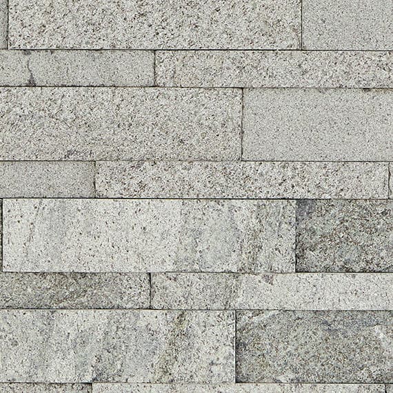 Stacked Stone Haikou Gray Rectangle, Natural Cleft 6X24
