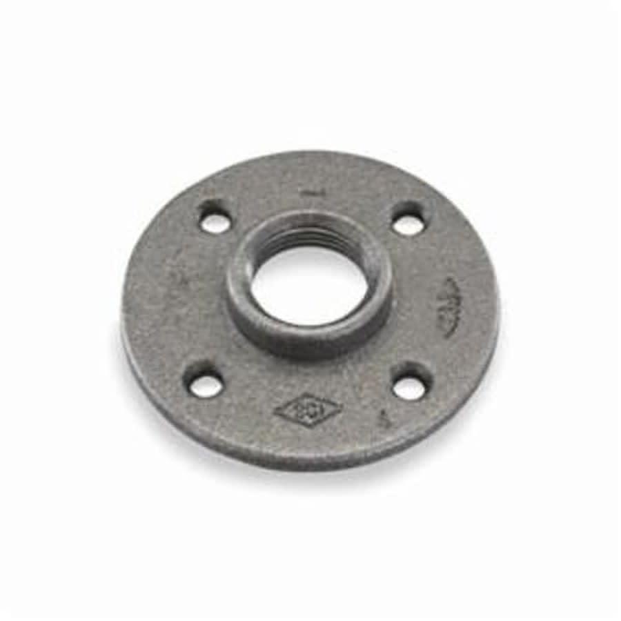 Floor Flange, 1-1/4 in, FNPT, 3-7/8 in OD, 4 Bolt Holes, 125 lb, Malleable Steel - gql2esxtuva2ra9otams@2x.jpg