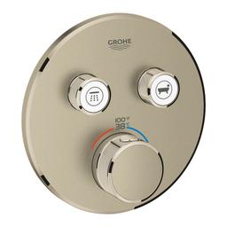 Grohtherm Dual Function Thermostatic Valve Trim Only with Triple Knob Handles and Volume Control - Less Rough In - grohe-29137en0-428431@2x.jpg