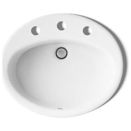 Farmington 19-1/4" Oval Cast Iron Drop In Bathroom Sink with Overflow and 3 Faucet Holes at 8" Centers - gsja63yirxvp9lpbera9@2x.jpg