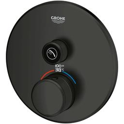 Grohtherm Single Function Thermostatic Valve Trim Only with Double Knob Handles and Volume Control - Less Rough In - gspbguoohxtfkgmrnktg_x500.jpg