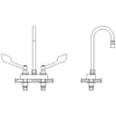 Double Handle 0.5GPM Ceramic Disc Bathroom Faucet with Wrist Blade Handles and 10-13/32" Gooseneck Spout from the Commercial Series - gtbbbg64n2ixbsqwaev6@2x.jpg