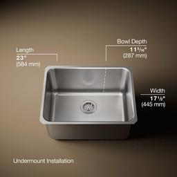 Undertone 23" Undermount Single Basin Stainless Steel Utility Sink - gtw6x4meulob4uuuabrj@2x.jpg