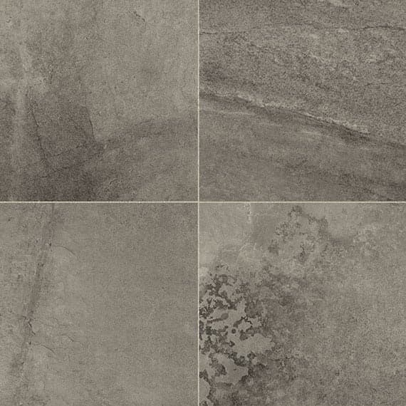 Slate Attache Meta Dark Gray Square 24X24 Matte