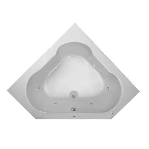 Grass Valley 60" x 60" Whirlpool Bathtub with 8 Hydro Jets and EasyCare Acrylic - Drop In or Corner Alcove Installation (Left Hand Pump) - guzeyym2von9jnyo9eq7_x500.jpg