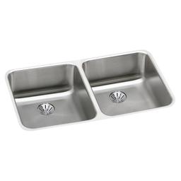 Lustertone™ Classic Double Bowl Kitchen Sink, Under Mount, ADA, 30-3/4 x 18-1/2 in, 4-3/8 in Bowl Depth, 18 ga Lustrous Satin Steel, Stainless - gv4mhqcijgxrzfkgbm0p@2x.jpg
