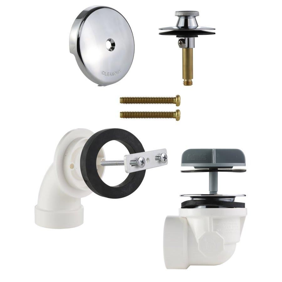 Bath Drain Half Kit, Lift & Turn, PVC, Polished Chrome - gvlf3oi5hgnutvfz3ou6@2x.jpg